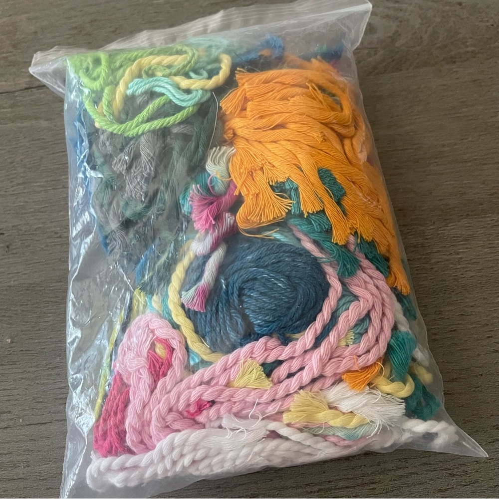 Colorful Scrap Yarn and Thread Bundle